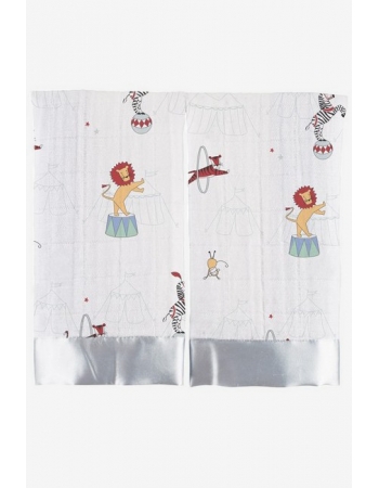 Муслиновые пеленки для новорожденных Aden&Anais маленькие, Vintage Circus