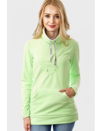 Толстовка для кормящих и беременных из флиса Olimpius, зеленый