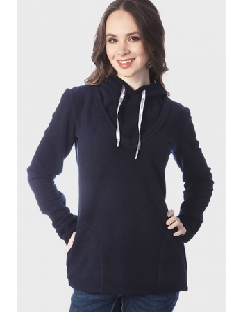 Толстовка для беременных и кормящих из флиса Discovery, синий