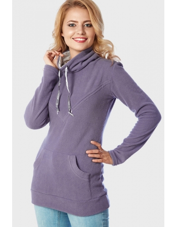 Толстовка для беременных и кормящих из флиса Olimpius, лаванда