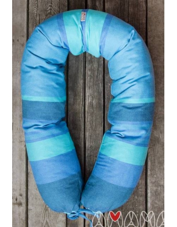 Подушка для беременных и кормящих "Путешественница", бирюзовый