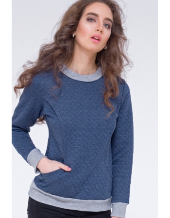 Толстовка для кормящих и беременных из капитония Diva Amelia, Notte