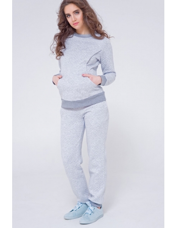 Костюм для кормящих и беременных из капитония Diva Amelia, Nebbia