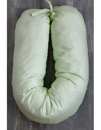 Подушка для беременных и кормящих и "Лёгкая на подъём" 150см, зеленый