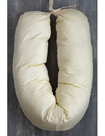 Подушка для беременных и кормящих и "Лёгкая на подъём" 150см, желтый