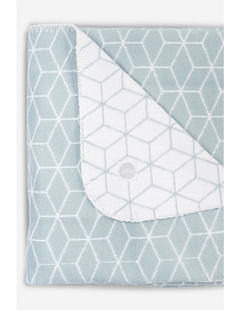 Плед для новорожденных, Graphic Stone Green