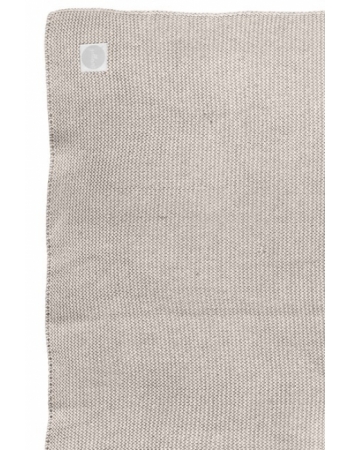 Вязаный плед для новорожденных Jollein Basic Knit, песочный, большой