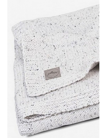 Вязаный плед для новорожденного Jollein Confetti Knit, молочный