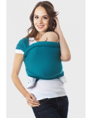 Трикотажный слинг-шарф, морская волна