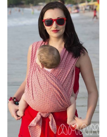 Слинг-шарф Амама «Мэнкэрэ», гранатовый