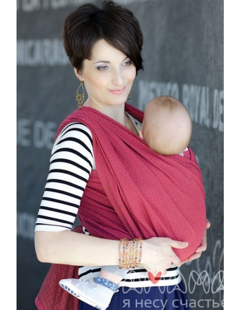 Слинг-шарф Амама «Мэнкэрэ», рубиновый