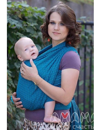 Слинг-шарф Амама «Мэнкэрэ», бирюзовый