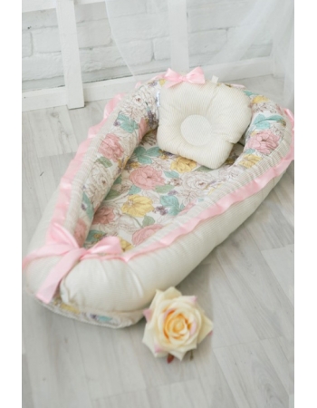 Гнездышко-кокон для новорожденных Babynest Renuar