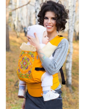 Эрго-рюкзак Etno, желтый