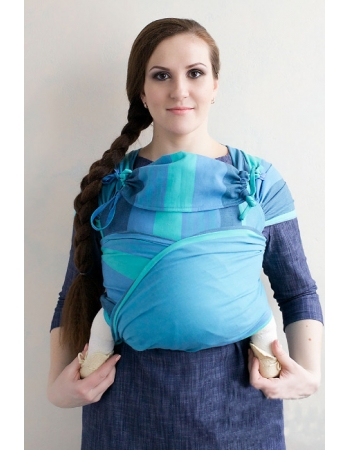 Май-слинг Tabatai бирюзовые полоски