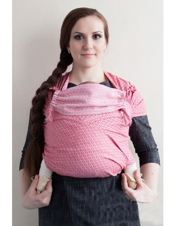 Май-слинг Tabatai красно-белые узорыМай-слинг Menkere красно-белые узоры