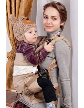 Эрго-рюкзак My Baby Style, бежевый
