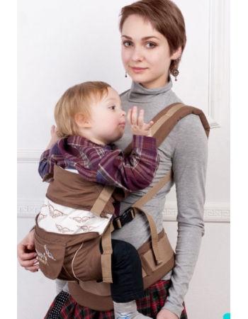 Эрго-рюкзак My Baby Style, коричневый