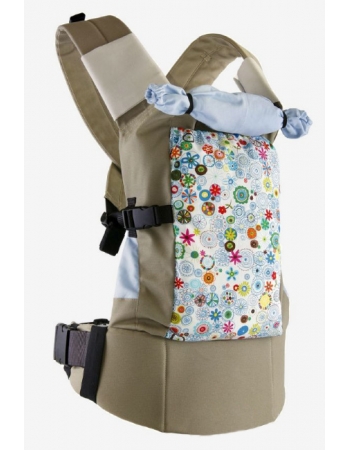 Эрго-рюкзак Light, синие круги