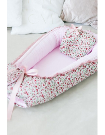 Гнездышко-кокон для новорожденных Babynest Provence