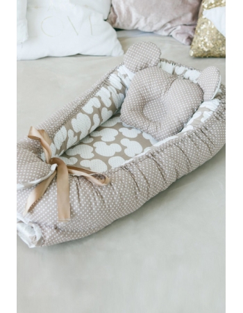 Гнездышко для новорожденных Babynest Coffee