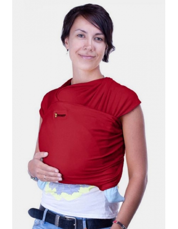 Слинг-шарф трикотажный Кенгуруша Classic, бордо