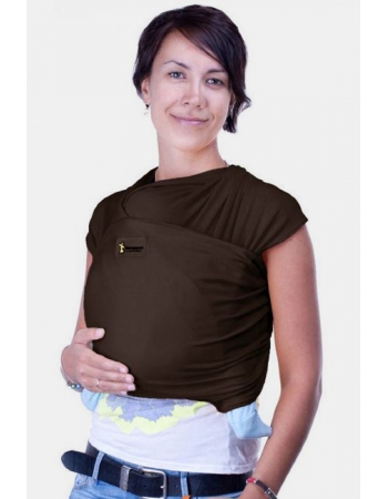 Трикотажный слинг Кенгуруша Classic, кофе