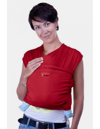 Слинг-шарф трикотажный Кенгуруша Style, бордо