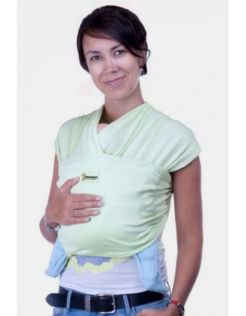 Слинг-шарф трикотажный Кенгуруша Style, фисташка