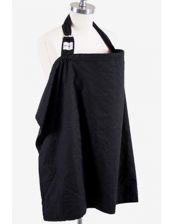 Накидка для кормления Bebe Au Lait Eyelet Black