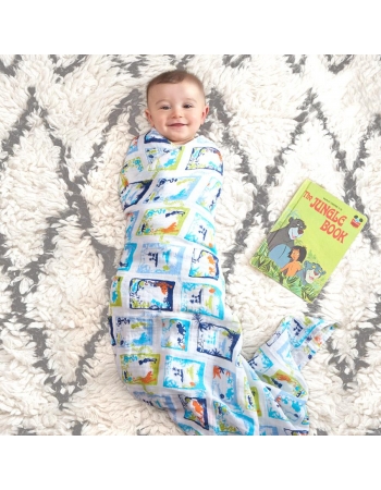 Муслиновые пеленки Aden&Anais для новорожденных большие, набор 4, Disney Jungle Book