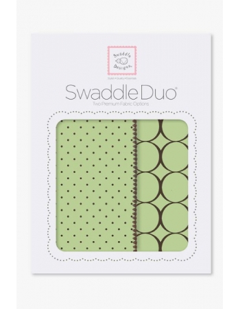 Набор пеленок SwaddleDesigns Swaddle Duo Lime Modern
