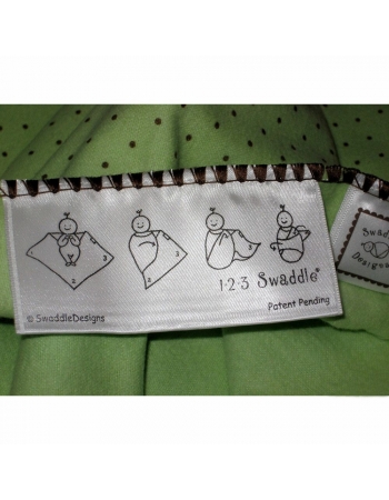 Набор пеленок SwaddleDesigns Swaddle Duo Lime Modern