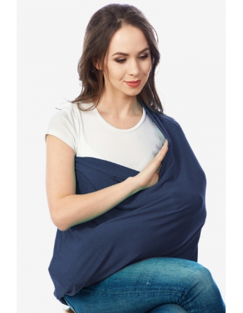 Накидка для кормления "Бэлла" индиго