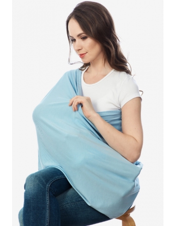 Накидка для кормления "Бэлла" голубой