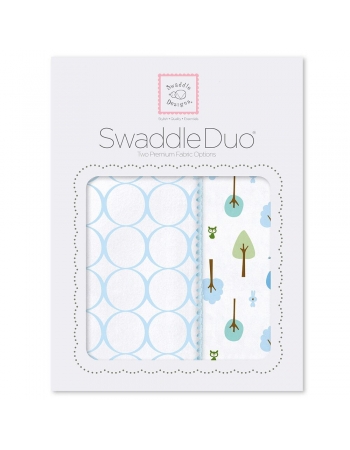Набор пеленок SwaddleDesigns Swaddle Duo PB Cute & Wild