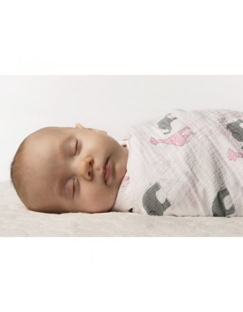 Набор пеленок SwaddleDesigns - Swaddle Lite, PP Elephant/Chickies