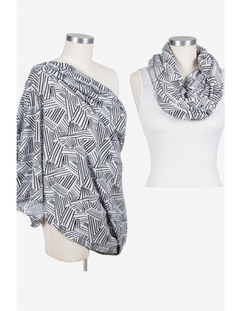 Шарф-накидка для кормления Bebe Au Lait, Montauk Jersey