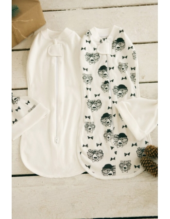 Комплект пеленок-коконов для новорожденных, Bears