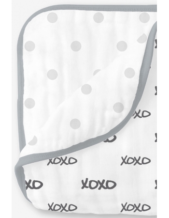Муслиновое одеяло SwaddleDesigns, Black XOXO