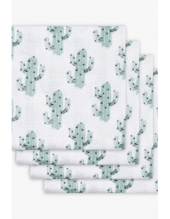 Пеленки муслиновые для новорожденных Jollein средние, Tropical Cactus