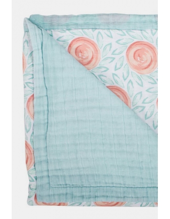 Муслиновое одеяло с бамбуком Bebe au Lait, Fresco and Lagoon