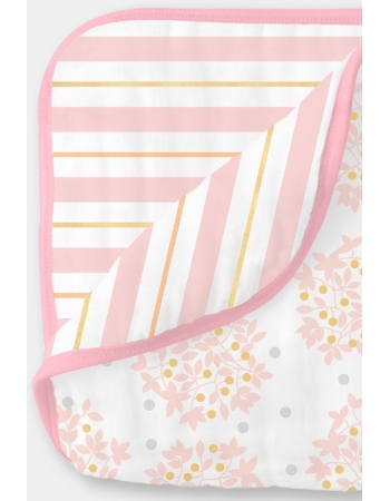 Муслиновое одеяло SwaddleDesigns, цвет Heavenly Floral Pink