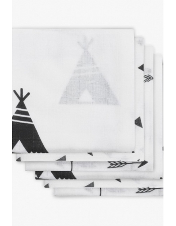 Муслиновые пеленки для новорожденных Jollein средние, Indians