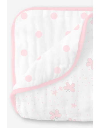 Муслиновое одеяло SwaddleDesigns, Little Ships Pink