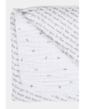 Муслиновое одеяло Bebe au Lait, Love and Luna