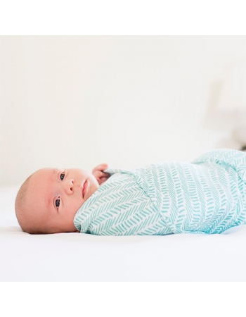 Пеленки для новорожденных из муслина Bébé au Lait, большие, Oahu/Zig-Zag