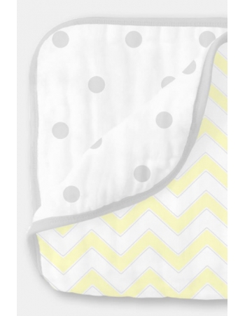 Одеяло муслиновое SwaddleDesigns, Pale Yellow Chevron
