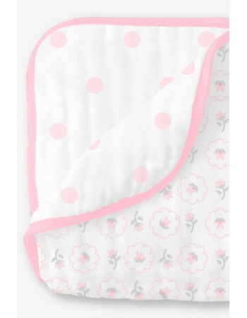 Муслиновое одеяло SwaddleDesigns, Pink Posies