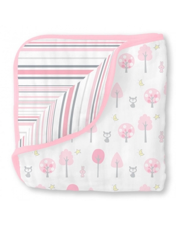 Одеяло из муслина SwaddleDesigns, цвет Pink Thicket